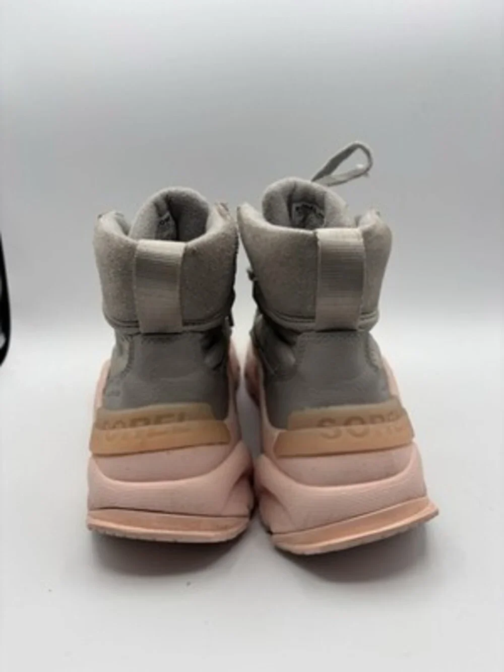 Sorel Kinetic RNEGD Sport Boot Dove, Peach Blossom Waterproof Winter US 6 EU 37